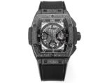 Hublot SPIRIT OF BIG BANG Chronograph, 45 mm Textured rubber strap(1:1 replica)