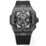 Hublot SPIRIT OF BIG BANG Chronograph, 45 mm Textured rubber strap(1:1 replica)