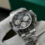 Rolex Daytona Replica Watch Dial Mother Of Pearl Custom Moissanite Diamonds 40mm - Image 4