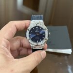 Hublot Classic Fusion Blue Diamond Replica Watch HB Factory 38mm - Image 2