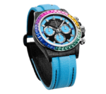 ROLEX Diw Daytona carbon rainbow blue 40mm carbon(1:1 replica) - Image 3
