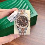 Rolex Replica 11 Watch DateJust Men s Gold Wrapped Chocolate Dial GM V5 Factory 41mm - Image 2
