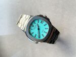 Replica PATEK PHILIPPE Nautilus 5711 3KF 1:1 Best Edition Tiffany Blue Dial on SS Bracelet A324 V2 - Image 3