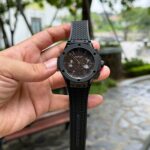 Hublot Knock Off Watches Big Bang 20th Anniversary Chronograph Ceramic All Black BBA Factory 43mm - Image 3