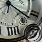 Cartier Ballon Bleu Replica Watch Dial White Leather Strap AF Factory 42mm - Image 7