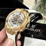 Hublot Replica 1:1 Watch Big Bang Sang Bleu ll King Gold Men s White BBF 45mm - Image 5
