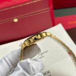 Cartier Santos Yellow Replica Watch White Dial BV Factory 35mm - Image 8
