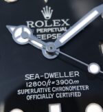 Replica Rolex Sea-Dweller DEEPSEA 116660 Black Ceramic Noob V7 SA3135 - Image 9