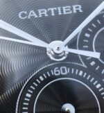 Replica Cartier Ballon Bleu De Cartier Chrono 44mm YG Black Dial Leather Strap A8101 - Image 10