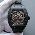 Replica Richard Mille RM057 Dragon Phoenix PVD SS Case Dragon Dial Black Rubber Strap
