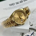 Rolex Replica 1:1 Watch Day-Date Gold Plated Fluted Bezel EW Factory 40mm - Image 2