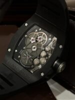 Richard Mille Replica 11 Watch RM001 Tourbillon Black Ceramic Highest Quality 42mm - Image 3