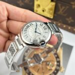 Cartier Ballon Bleu Replica Watches White Dial Automatic Movement AF Factory 40mm - Image 4