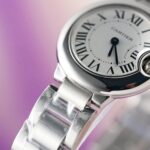 Cartier Ballon Bleu Women s Replica Watch Swiss Quartz Movement Metal Strap 28mm - Image 3