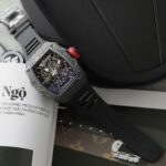 Richard Mille Rm35-02 Black Copies Watches Carbon Super Light ZF Factoy 44mm
