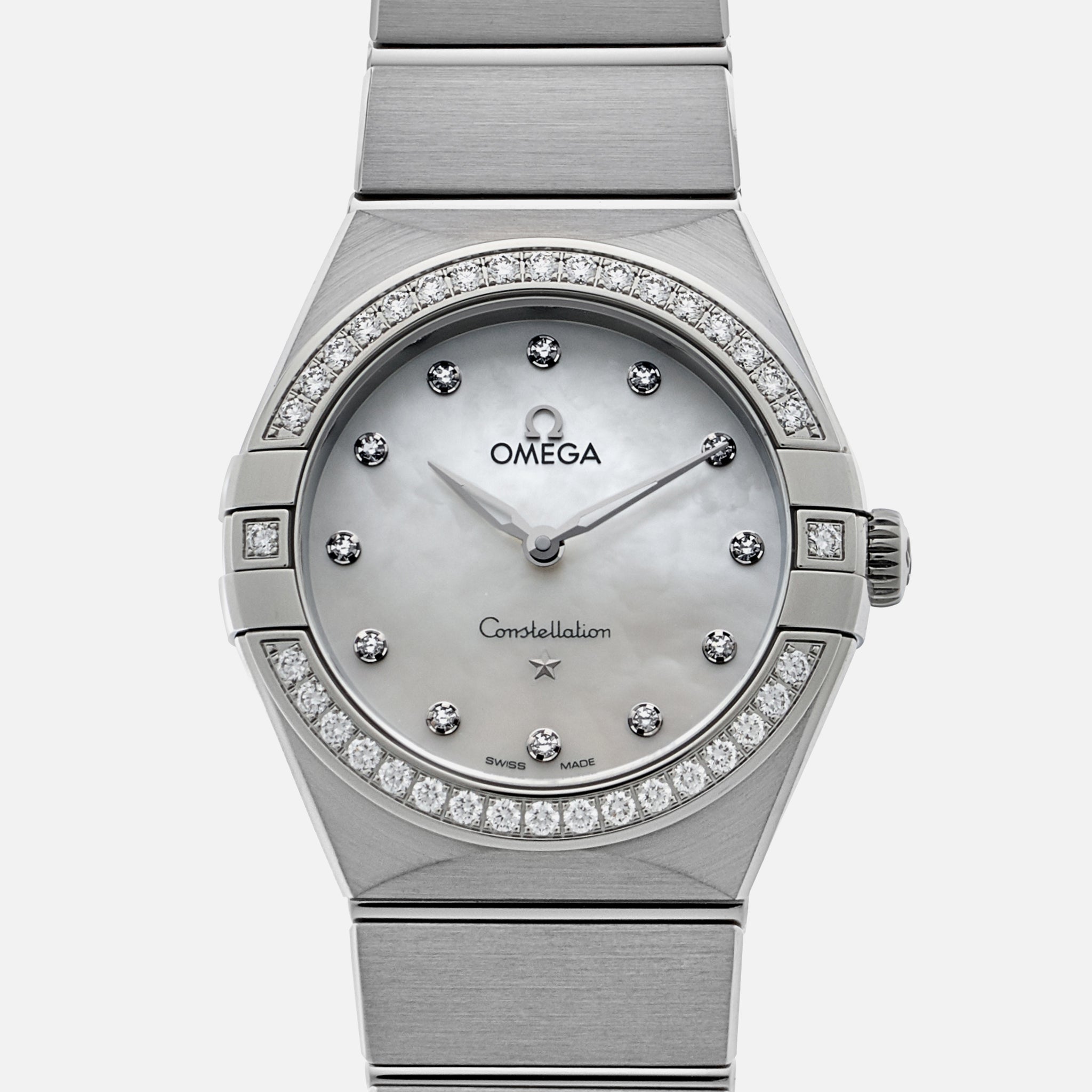 F73033E4-CA59-438E-6BBC-FFC67A60E50A.jpg Constellation Quartz 28mm Stainless Steel With Diamonds(1:1 replica) - Image 1
