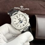 Patek Philippe Rep 11 Watch Nautilus 5726 Men s Leather Strap Factory GR 40.5mm