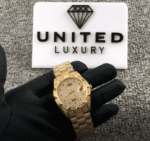 Rolex Gold Full Diamond Replica - Image 3