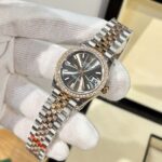 Rolex DateJust Women s Replica Watch With Diamonds Gray Dial EW Factory 31mm - Image 4