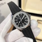Patek Philippe Aquanaut 5067A Replica 1:1 Watch Black With Stone Bezel PPF 35.6mm - Image 2