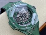 Hublot Big Bang Sang Bleu II Replica Watch Ceramic Green 44mm - Image 3