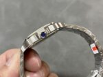 Fake Cartier watch Santos medium model Manufacture mechanical movement Steel Silver Dial WSSA0029 AF(1:1 replica) - Image 4