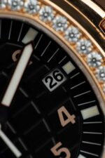 Patek Philippe Aquanaut 5067 Replica Watch Bezel Moissanite Diamonds PPF Factory 35.6mm - Image 4