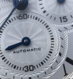 Replica Cartier Ballon Bleu De Cartier Chrono 47mm YG White Dial Leather Strap A8101 - Image 10