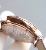Replica Cartier Rotonde De Cartier Tourbillon RG Leather Strap - Image 4