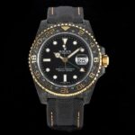 Diw New Rolex Ultra Limited Edition GMT-MASTER II-Carbon Fiber-Black Gold(1:1 replica)
