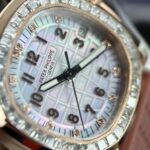Patek Philippe Replica 11 Watch Aquanaut 5072R Gold Wrapped Moissanite Diamond 35.6mm - Image 6