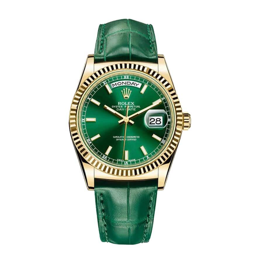 F919CAA8-9DC5-4763-A5F0-AC06CCF2A50A.jpg Rolex Daydate Green Replica - Image 1