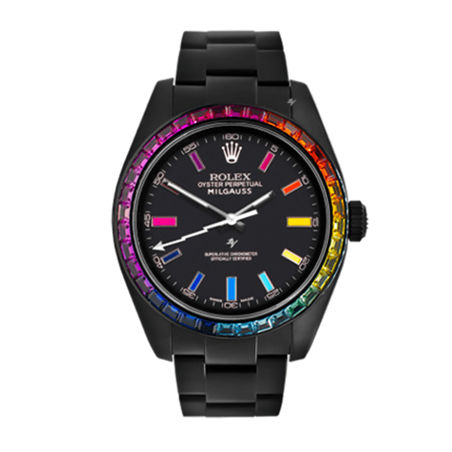 FA56468C-2FE1-D7B4-51C9-2D0853F664B0.png Rolex Milgauss Sapphire Bezel - Image 1