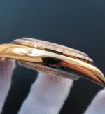 Replica Rolex Day-Date II RG Diamonds Full Bezel/Dial Roman Markers RG Bracelet A3255 - Image 4