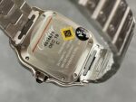 Fake Cartier watch Santos medium model Manufacture mechanical movement Steel Silver Dial WSSA0029 AF(1:1 replica) - Image 2