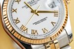 Rolex Replica 1:1 Watch DateJust 126233 Roman Numerals Gold Wrapped GM Factory 36mm - Image 6