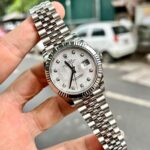 Rolex DateJust Replica Watch Meteorite Dial Moissanite Diamonds Clean Factory 41mm - Image 2