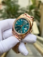 Rolex Day-Date 128235 Replica Watch Dial Diamonds Moissanite Weight 158gram QF 36mm - Image 7