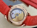 Fake Patek Philippe Replica Watch Aquanaut Luce Rainbow Chronograph Rose Gold Diamond/Gems Mother of Pearl Sapphire 7968/300R-001(1:1 replica) - Image 2