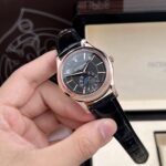 Patek Philippe Rep 11 Watch 5205R 18K Rose Gold Wrapped Men s Black Dial 40mm - Image 3