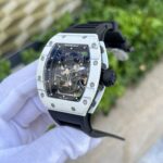 Richard Mille Replica 1:1 Watch RM052 Skull Tourbillon White Case 43mm - Image 4