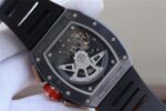 Replica Richard Mille RM011 Black Ceramic RG Chrono Skeleton Dial Black Rubber Strap A7750 - Image 13