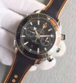 Replica Omega Planet Ocean Master Chronometer Chrono Black Dial Black Nylon Strap A9900 - Image 2