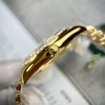 Rolex Day-Date Gold Wrapped Replica Watch With Moissanite Diamonds GM V2 40mm - Image 5