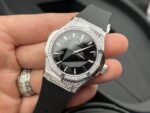Hublot Replica Watch Classic Fusion Orlinski Black Dial Rubber Strap HB Factory 40mm