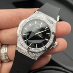 Hublot Replica Watch Classic Fusion Orlinski Black Dial Rubber Strap HB Factory 40mm