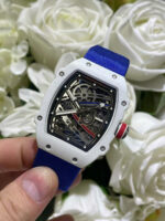 Richard Mille Best Replica Watch RM67-02 White Carbon Weight 37 Grams 38.7??47.52mm - Image 4