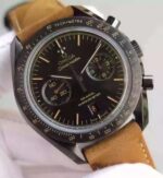 Replica Omega Speedmaster Moonwatch PVD Chrono Vintage Black Asso/Rubber Strap A9300 - Image 2