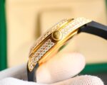 Rolex Logbook Full Luxury-Roman Diamond Dial-18k Nano-Technology 41MM-Golden(1:1 replica) - Image 4