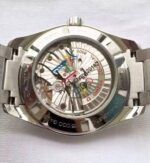 Replica Omega XF Seamaster CO-AXIAL Master PyeongChang 2018 Blue Dial SS Bracelet A8500 - Image 5